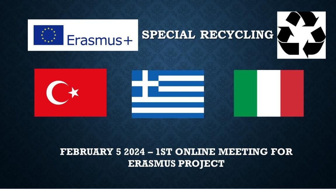 Erasmus Projemizin İlk Online Toplantısı Yapıldı